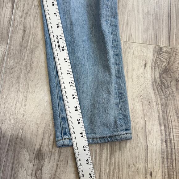 American Eagle Next Level Stretch Skinny Distressed Blue Jeans Size W28 L28 - Picture 6 of 12